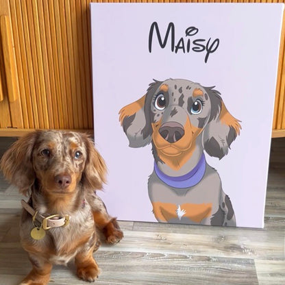 Personalized Cartoon Pet Poster